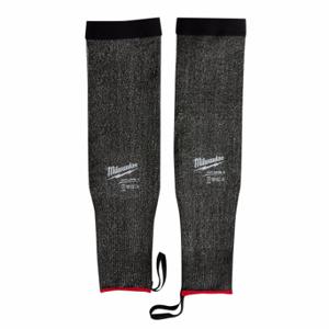 MILWAUKEE 48-73-9051 Cut-Resistant Sleeves, Ansi/Isea Cut Level A5, Hppe, Gray, Sleeve, Knit Cuff | CT3PAJ 787UR3