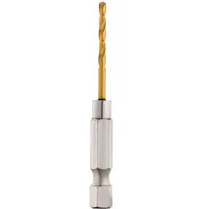 MILWAUKEE 48-89-4603 Twist Drill Bit, 3/32 Inch, High Speed Steel, 47/64 Inch Depth, Hex Shank Type | CD3KER 45KM70