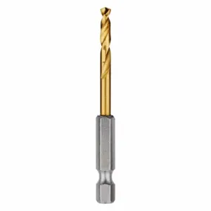 MILWAUKEE 48-89-4607 Drill Bit, 5/32 Inch Drill Bit Size, 1 Inch Flute Length, 1/4 Inch Shank Hex Size | CT3JWV 45KM74