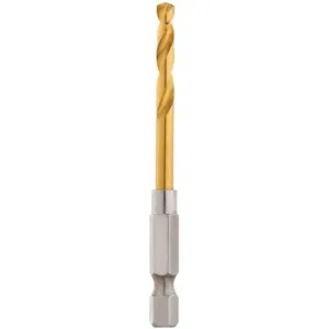 MILWAUKEE 48-89-4608 Twist Drill Bit, 11/64 Inch Size, 1-3/32 Inch Drill Depth, Hex Shank Type | CD3QTH 45KM75