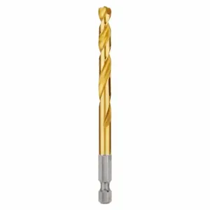 MILWAUKEE 48-89-4614 Drill Bit, 17/64 Inch Drill Bit Size, 2 1/2 Inch Flute Length, 1/4 Inch Shank Hex Size | CT3JYL 45KM81