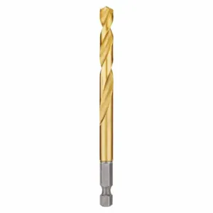 MILWAUKEE 48-89-4616 Drill Bit, 19/64 Inch Drill Bit Size, 2 9/16 Inch Flute Length, 1/4 Inch Shank Hex Size | CT3JYN 45KM83