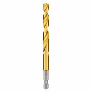 MILWAUKEE 48-89-4618 Drill Bit, 21/64 Inch Drill Bit Size, 2 11/16 Inch Flute Length, 1/4 Inch Shank Hex Size | CT3JWN 45KM85