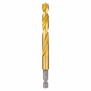MILWAUKEE 48-89-4620 Drill Bit, 23/64 Inch Drill Bit Size, 2 13/16 Inch Flute Length, 1/4 Inch Shank Hex Size | CT3JYP 45KM87