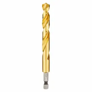 MILWAUKEE 48-89-4625 Drill Bit, 7/16 Inch Drill Bit Size, 3 1/8 Inch Flute Length, 1/4 Inch Shank Hex Size | CT3JXA 45KM92