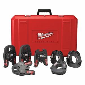 MILWAUKEE 49-16-2697 Press Jaw Kit, 1/2 Inch To 2 Inch Pipe, Black Iron, Extended/Std Tool Types | CR7QCP 53AZ03