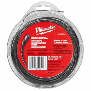 MILWAUKEE 49-16-2712 Tri mmer Line, 0.08 Inch Dia, 150 ft Length | CT3PWT 488F07