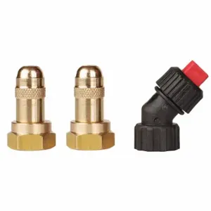 MILWAUKEE 49-16-2728 Sprayer Nozzles, Brass/Polypropylene, 1.35 mm/2.8 mm | CT3MRQ 55HA94