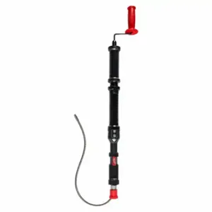 MILWAUKEE 49-16-3574 Urinal Auger, 4 ft Cable Length, 3/8 Inch Cable Dia, Bulb Head | CT3RNK 801NJ2