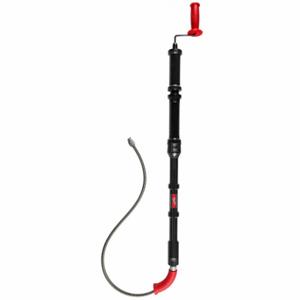 MILWAUKEE 49-16-3576 Toilet Auger, 6 ft Cable Length, 1/2 Inch Cable Dia, Bulb Head | CT3RNJ 801NJ1