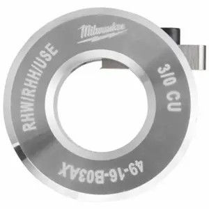 MILWAUKEE 49-16-B03AX Stripping Bushing, For Copper, 3/0 AWG Max, RHW/RHH/USE | CT3PMK 56HF73