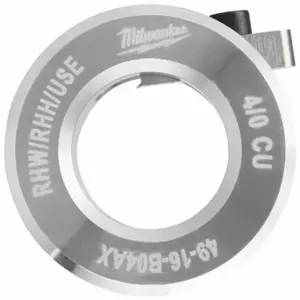 MILWAUKEE 49-16-B04AX Stripping Bushing, For Copper, 4/0 AWG Max, RHW/RHH/USE | CT3PMR 56HF76