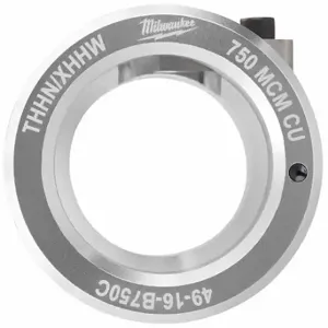 MILWAUKEE 49-16-B750C Stripping Bushing, For Copper, 750 MCM Max, THHN/XHHW | CT3PNB 56HF94