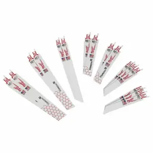 MILWAUKEE 49-22-1216 Blade Set, 14/18/24 Teeth Per Inch, 6 In/9 Inch Blade Length, 3/4 In/1 Inch Height, 16 PK | CP2HNK 786ZK3