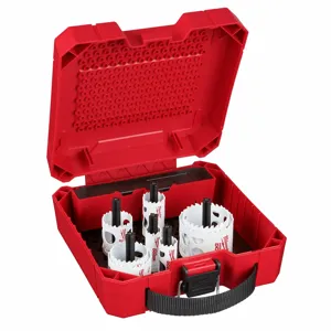 MILWAUKEE 49-22-4143 Hole Saw Kit, Bi-Metal Tooth | CH6KCC 61UX06