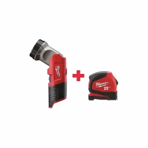 MILWAUKEE 49-24-0146, 48-22-6625 Rechargeable Worklight Kit, Bare Tool, 160 Lm Max, 1 Modes, Bare Tool/Tape Measure | CT3MJH 270Y44