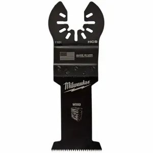 MILWAUKEE 49-25-1101 Oscillating Tool Blade, 1 3/8 Inch Blade Width, 2 1/16 Inch Blade Length | CT3MTY 60YT36