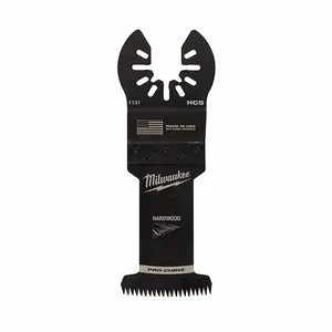 MILWAUKEE 49-25-1133 Oscillating Tool Blade, 1 3/8 Inch Blade Width, 2 1/16 Inch Blade Length | CT3MUF 60RK25