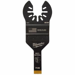 MILWAUKEE 49-25-1201 Oscillating Tool Blade, 3/8 Inch Blade Width, 1 5/8 Inch Blade Length, Flush Cut, 1 Pieces | CT3MUU 60YT40