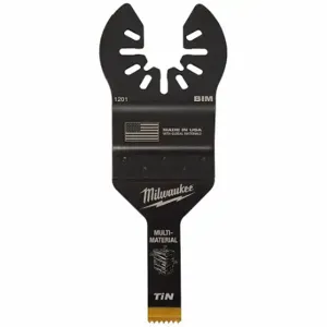 MILWAUKEE 49-25-1201 Oscillating Tool Blade, 3/8 Inch Blade Width, 1 5/8 Inch Blade Length, Flush Cut, 1 Pieces | CT3MUU 60YT40