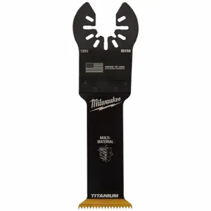 MILWAUKEE 49-25-1203 Oscillating Tool Blade, 1 1/4 Inch Blade Width, 2 11/16 Inch Blade Length, Flush Cut | CT3MTG 60YT41