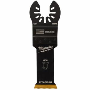 MILWAUKEE 49-25-1251 Oscillating Tool Blade, 1 1/8 Inch Blade Width, 2 3/16 Inch Blade Length, Flush Cut | CT3MTH 60YT45