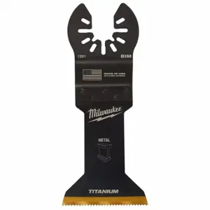 MILWAUKEE 49-25-1261 Oscillating Tool Blade, 1 3/4 Inch Blade Width, 2 3/16 Inch Blade Length, Flush Cut | CT3MTL 60YT46