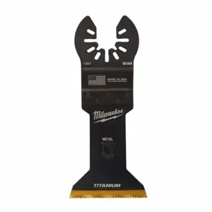 MILWAUKEE 49-25-1269 Oscillating Tool Blade, 1 3/4 Inch Blade Width, 2 3/16 Inch Blade Length | CT3MTM 60RK36