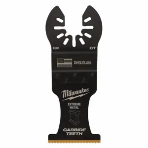 MILWAUKEE 49-25-1503 Oscillating Tool Blade, 1 3/8 Inch Blade Width, 1 1/2 Inch Blade Length | CT3MTT 60RK39