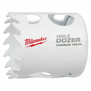 MILWAUKEE 49-56-0717 Hole Saw, 1 3/4 Inch Saw Dia, 4 Teeth per Inch, 1 5/8 Inch Max. Cutting Dp, Bi-Metal | CT3LAG 466J92