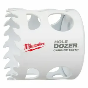 MILWAUKEE 49-56-0728? Hole Saw, 2 9/16 Inch Saw Dia, 3 Teeth per Inch, 1 5/8 Inch Max. Cutting Depth | CT3LBA 788WE6