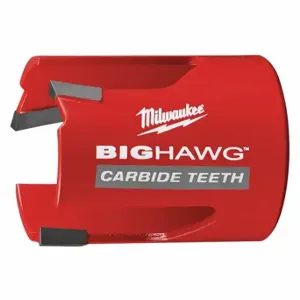 MILWAUKEE 49-56-9210 Hole Cutter, 2 1/8 Inch Saw Dia, 3 Teeth, 2 1/8 Inch Max. Cutting Depth | CT3KYM 483K71