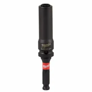 MILWAUKEE 49-66-5119 Impact Socket, 1/2 Inch Drive Size, 3/4 in/9/16 Inch Socket Size, 12-Point, Std, Matte | CT3LPT 783WN7