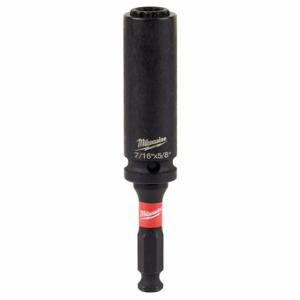 MILWAUKEE 49-66-5120 Impact Socket, 1/2 Inch Drive Size, 3/4 in/9/16 Inch Socket Size, 12-Point, Std, Matte | CT3LPV 783WN8