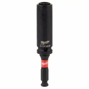 MILWAUKEE 49-66-5120 Impact Socket, 1/2 Inch Drive Size, 3/4 in/9/16 Inch Socket Size, 12-Point, Std, Matte | CT3LPV 783WN8