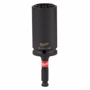 MILWAUKEE 49-66-5124 Impact Socket, 1/2 Inch Drive Size, 3/4 in/9/16 Inch Socket Size, 12-Point, Std, Matte | CT3LPU 783WN9