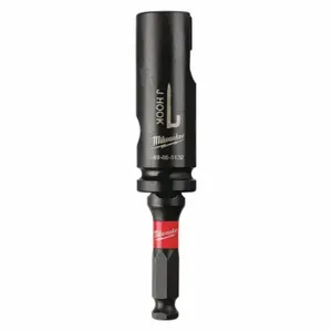 MILWAUKEE 49-66-5132 Impact Socket, 1/2 Inch Drive Size, 7/16 Inch Socket Size, 6-Point, Deep, Matte | CT3LYA 55EA53