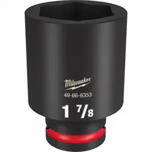 MILWAUKEE 49-66-6353 Deep Impact Socket, 3/4 Inch Drive Size, 1 7/8 Inch Socket Size, 6-Point, Deep | CT3LLN 61DM28