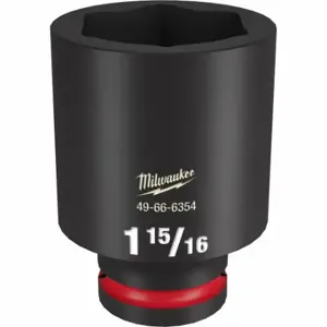 MILWAUKEE 49-66-6354 Deep Impact Socket, 3/4 Inch Drive Size, 1 15/16 Inch Socket Size, 6-Point, Deep | CT3LLF 61DM29