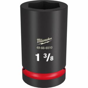 MILWAUKEE 49-66-6510 Deep Impact Socket, 1 Inch Drive Size, 1 3/8 Inch Socket Size, 6-Point, Deep | CT3LHP 61DN07