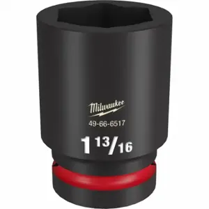 MILWAUKEE 49-66-6517 Deep Impact Socket, 1 Inch Drive Size, 1 13/16 Inch Socket Size, 6-Point, Deep | CT3LHL 61DN14