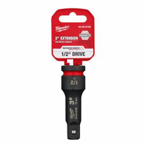 MILWAUKEE 49-66-6706 Impact Extension, 1/2 Inch Input Drive Size, 1/2 Inch Output Drive Size, 3 Inch Overall | CT3LFH 61DN50