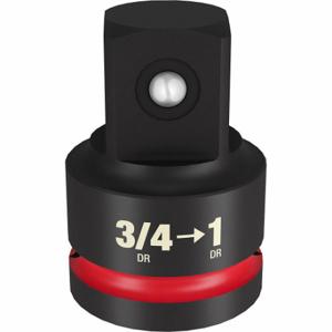 MILWAUKEE 49-66-6729 Impact Adapter, 3/4 Inch Input Drive Size, Black Phosphate, 1 Inch Output Drive Size | CT3LEV 61DN69