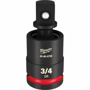 MILWAUKEE 49-66-6730 UNIVERSAL JOINT, Black Phosphate, 3/4 Inch Output Drive Size, Square | CT3PXE 61DN70