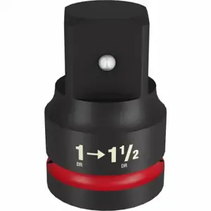 MILWAUKEE 49-66-6732 Impact Adapter, 1 Inch Input Drive Size, Black Phosphate, 1 1/2 Inch Output Drive Size | CT3LER 61DN72