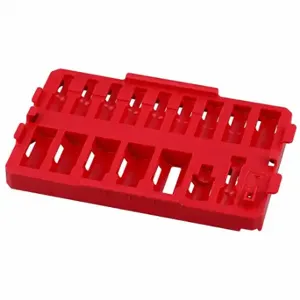 MILWAUKEE 49-66-6830 Socket Tray, 8 1/16 Inch Width, 12 Inch Dp, 1 7/16 Inch Ht, Durable Plastic | CT3PCF 798KY6