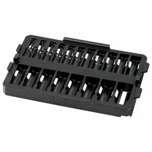 MILWAUKEE 49-66-6831 Socket Tray, 8 1/16 Inch Width, 12 Inch Dp, 1 7/16 Inch Ht, Durable Plastic | CT3PCD 798KY7