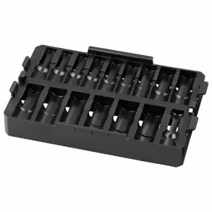 MILWAUKEE 49-66-6833 Socket Tray, 8 1/16 Inch Width, 12 Inch Dp, 1 7/16 Inch Ht, Durable Plastic | CT3PCE 798KY9