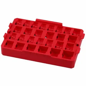 MILWAUKEE 49-66-6834 Socket Tray, 8 1/16 Inch Width, 12 Inch Dp, 1 7/16 Inch Ht, Durable Plastic | CT3PCB 798KZ0