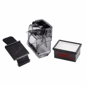 MILWAUKEE 49-90-2344 Dust Extractor Dust Box, On-Tool, Self-Contained, Universal, Sds-Plus, Hepa | CT3KAA 61UU54